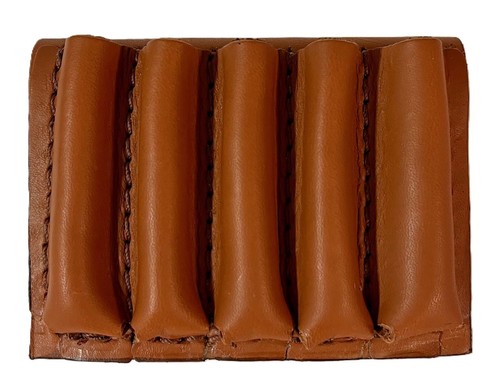 Real leather rifle cartridge - leather,
